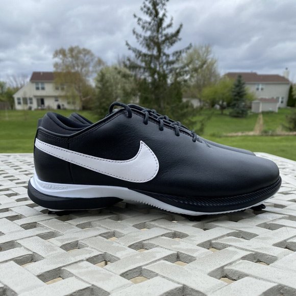Nike Air Zoom Victory Tour 2 Golf Shoes Black White Mens Sz 9 (DJ6569-001)